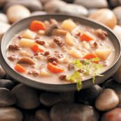 Easy Beef Barley Soup