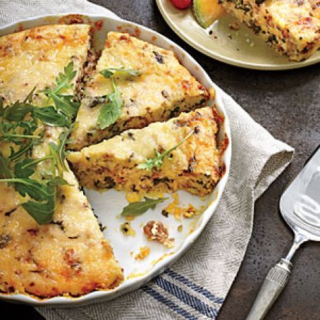 Sausage-and-Grits Quiche