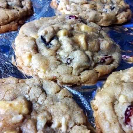 Cranberry Almond White Chocolate Chip Cookies