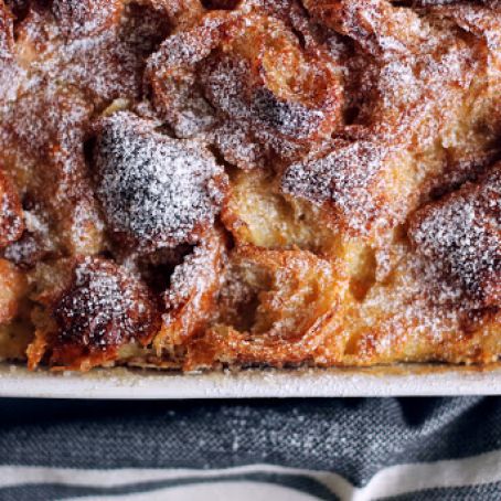 Blueberry Almond Bread Pudding