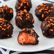Halloween Cheesecake Truffles