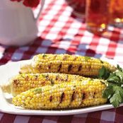 Grilled Corn with Parmesan Topping - Serves 6