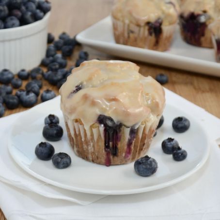 Lemon Blueberry Donut Muffins
