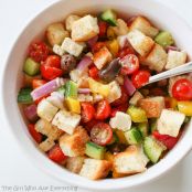 Greek Panzanella Salad