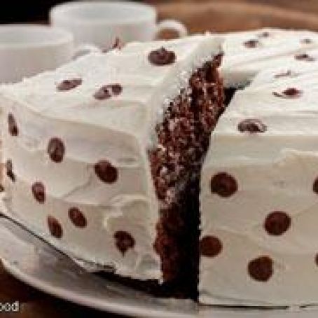 Chocolate Polka Dot Cake