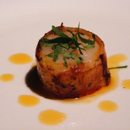 Bourbon-Bacon Scallops