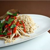 STIR FRIED BEAN SPROUTS w/SPROUTED RICE