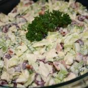Cole Slaw With Beans and Bacon