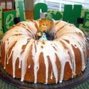 Irish Cream Pound Cake W/Irish Cream Glaze