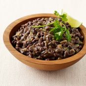 CHIPOTLE BLACK BEANS WITH ORANGE AND LIME