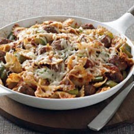 Italian Sausage and Pasta Bow Ties