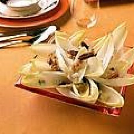 Endive Salad with Candied Pecans and Maytag Blue Cheese