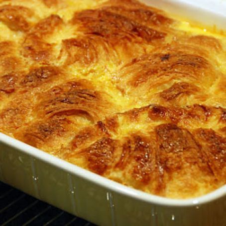 Croissant or Brioche Bread Pudding