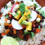 Black Beans and Coconut-Lime Rice