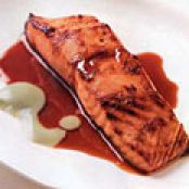Salmon with Soya Honey & Wabassi Sauce