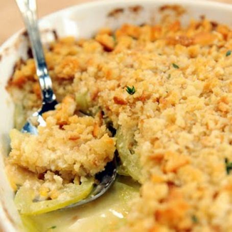 Scalloped Green Tomatoes