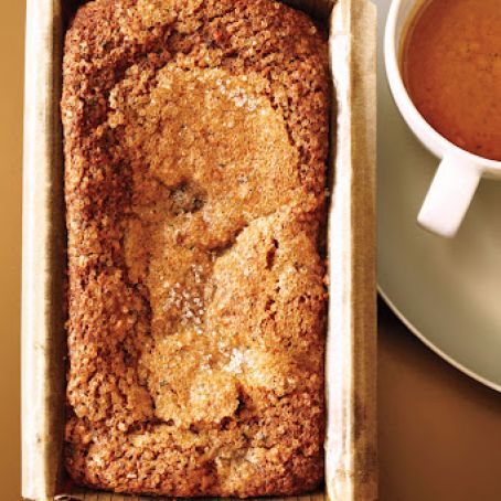 Black Sesame-Pear Tea Cake