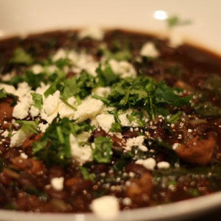BEAN****Black Bean, Chorizo and Kale Soup (HF/HP)