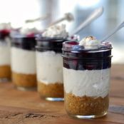 Blueberry-Cheesecake Jars