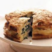 Spinach-Gruyere Gateau de Crepes