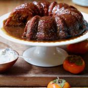 Warm Pumpkin Pudding with Hard Sauce