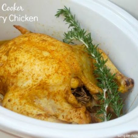 Slow Cooker Rosemary Chicken