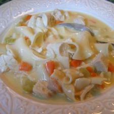Crockpot Creamy Chicken Noodle Soup