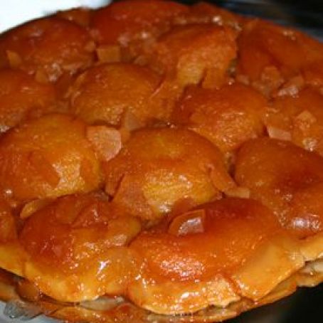 Gluten-Free, Dairy-Free American Peach Tarte Tatin