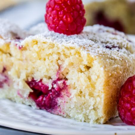 Raspberry Buttermilk Cake