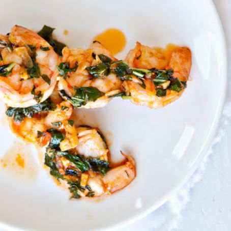 Sriracha-Buttered Shrimp