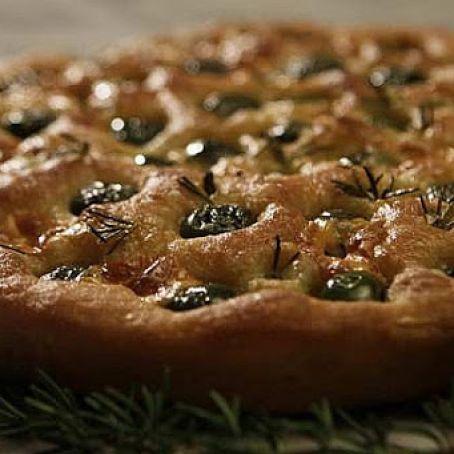 olive and rosemary Focaccia