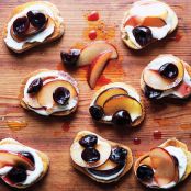 Cherry & Plum Bruschetta