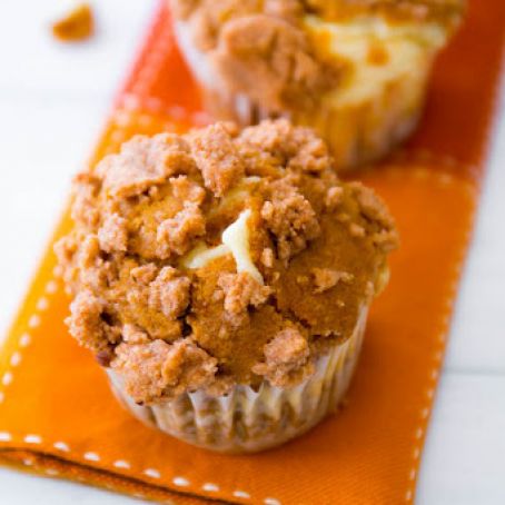 Pumpkin Cheesecake Muffins