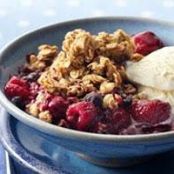 Triple Berry Granola Crisp