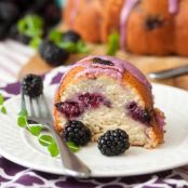 Blackberry Yogurt Cake
