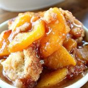 Peach Cobbler for Two