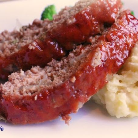 The Very  Best  Glazed Meatloaf Recipe