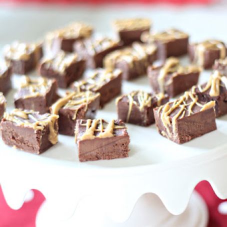 Skinny Chocolate Peanut Butter Fudge!