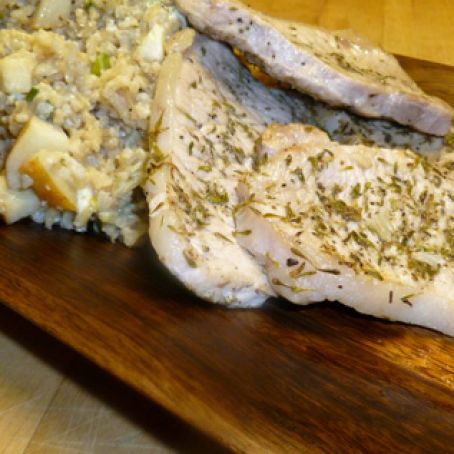 Blue Cheese and Chops