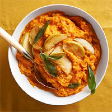 White Cheddar Mashed Sweet Potatoes