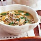 Spinach, Chicken, and Wild Rice Soup