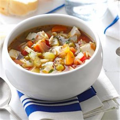 Skinny Turkey-Vegetable Soup Recipe