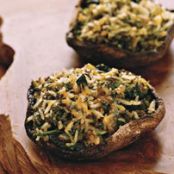 Poblano-and-Cheddar-Stuffed Portobello Mushrooms