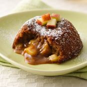 Molten Caramel-Apple Cakes