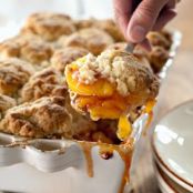 Peach and Cinnamon Cobbler