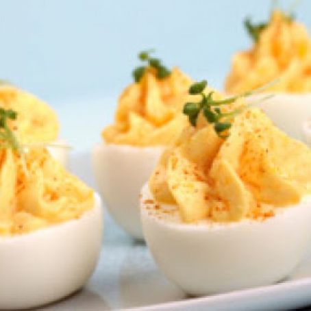 No-Yolk Deviled Eggs- Rocco DiSpirito