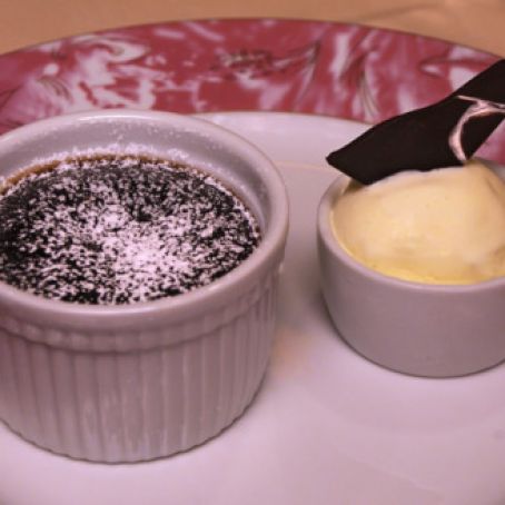 Warm Chocolate Melting Cake (Carnival Cruiseline)