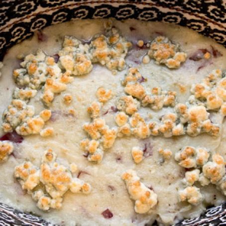 POTATOES****Claire Robinson's Twice Baked Rosemary Blue Potato Mash