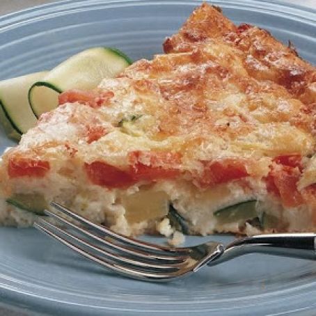Impossibly Easy Zucchini Pie