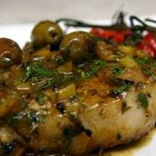 Pork Chops with Olives and Lemon